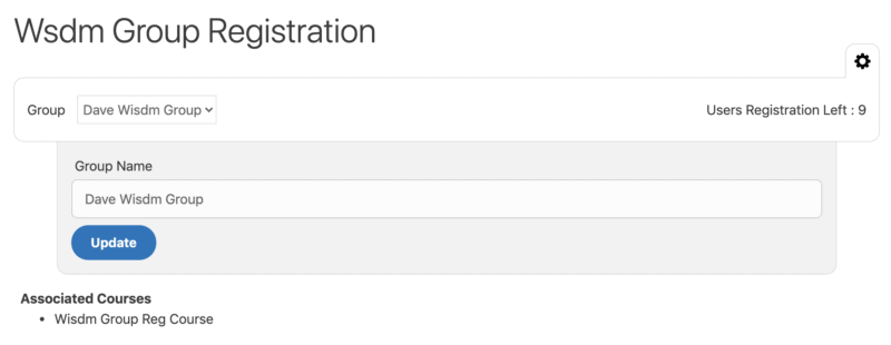 WisdmLabs Group Registration top section
