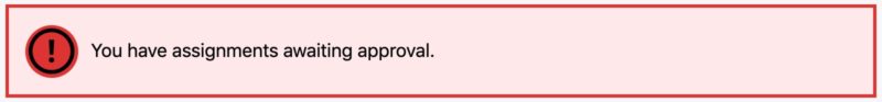 Example of LearnDash warning alert